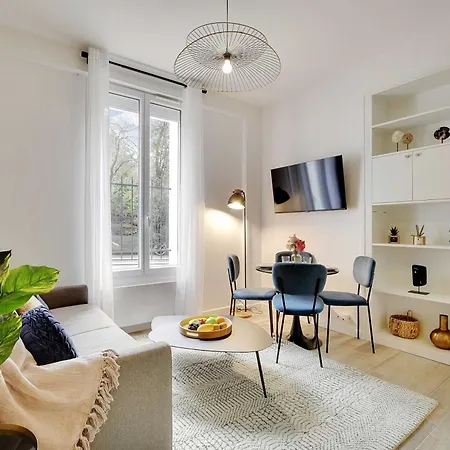 아파트 Lovely - 1br 4p - Buttes-chaumont 파리
